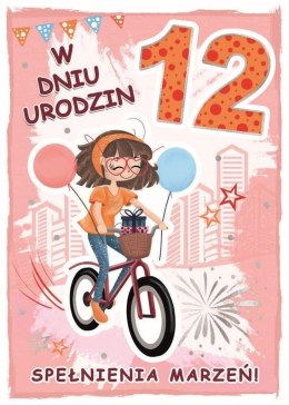 Karnet urodziny 12