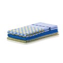 Ręcznik kuchenny LOUIE kolor żółty gładki motyw klasyczny 50x70 decoking - KIT/LOUIE/YELLOW&D.BLUE/3PACK/50x70