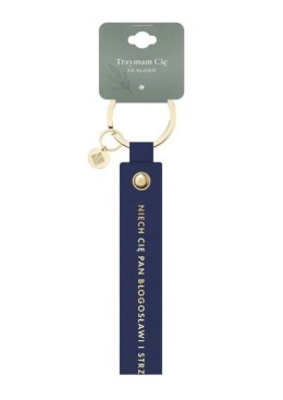 Brelok skórzany pasek - Niech cię Pan