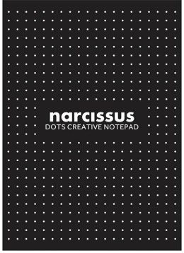 Blok A4/60K Narcisuss kropki czarny (6szt)