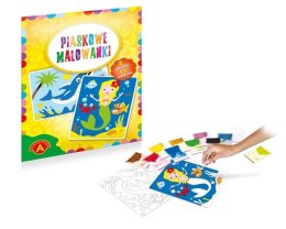 Piaskowe malowanki Syrenka i Delfin ALEX