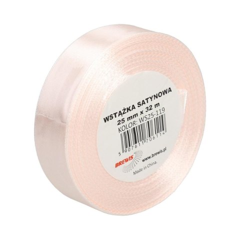 Wstążka satynowa szampańska 25mm x 32m