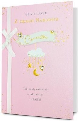 Karnet B6 Narodziny córeczki