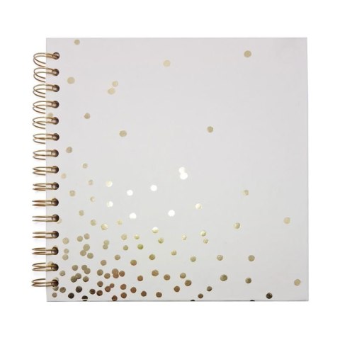 Album na spirali 30K Złote kropki HAPPY COLOR