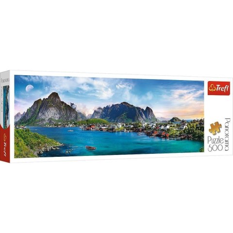 Puzzle 500 Panorama - Archipelag Lofoty TREFL