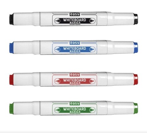 Marker suchościeralny podwójny 4 kolory EASY