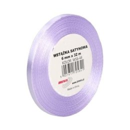 Wstążka satynowa jasny lawendowy 6mm x 32m