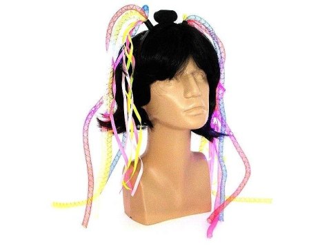 Opaska na włosy ze świecącymi pasemkami