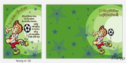 Karnet Young B6 + koperta wzór nr 016 Urodziny