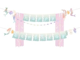 Baner Happy Birthday Syrenka 130x100cm