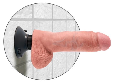 DILDO 8 VIBRATING COCK WITH BALLS 14-1879
