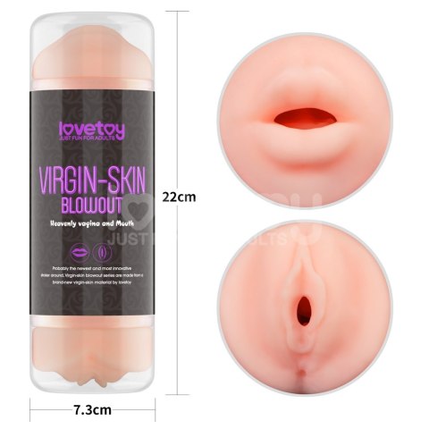 VIRGIN-SKIN BLOWOUT DOUBLE SIDE STROKER 24-0492
