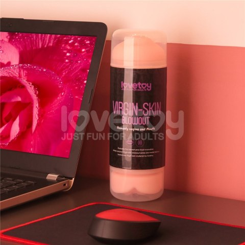 VIRGIN-SKIN BLOWOUT DOUBLE SIDE STROKER 24-0492