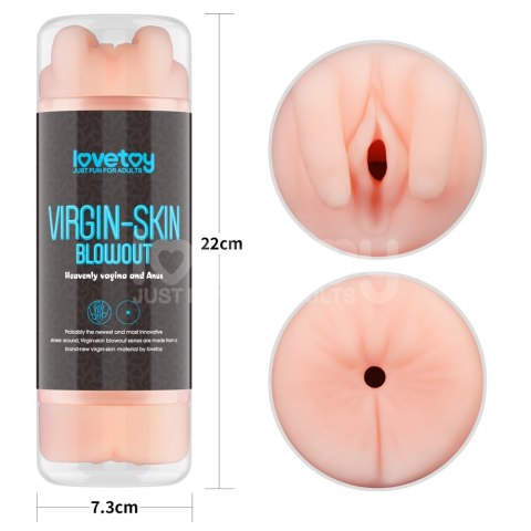VIRGIN-SKIN BLOWOUT DOUBLE SIDE STROKER 24-0493