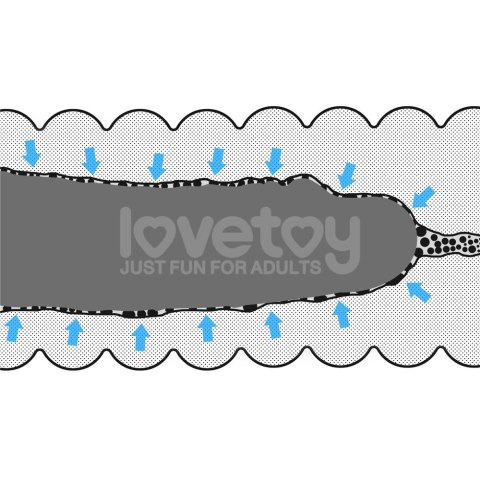 VIRGIN-SKIN BLOWOUT DOUBLE SIDE STROKER 24-0493