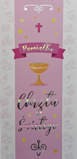Karnet Chrzest dziewczynka