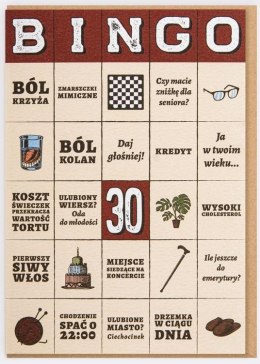 Karnet Urodziny - Bingo 30 lat!