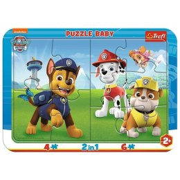 Puzzle ramkowe Baby - Wesoły Psi Patrol TREFL