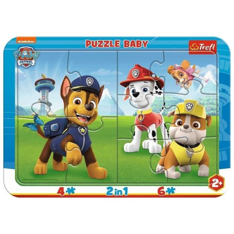 Puzzle ramkowe Baby - Wesoły Psi Patrol TREFL