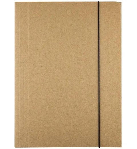 Teczka z gumką A4 GR-442E natural (10szt)