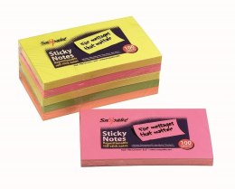 Karteczki samoprzylepne 127x76 neon mix 100K