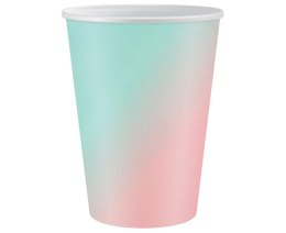 Kubeczki papierowe ombre 266ml 6szt