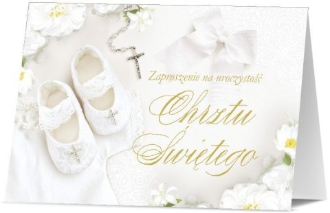Zaproszenie Chrzest (10szt)