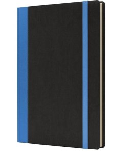 Notatnik B5 Pro L linia czarny/niebieski