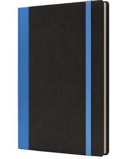 Notatnik B5 Pro L linia czarny/niebieski