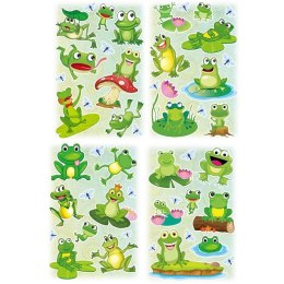 Naklejki 3D żabki MIX