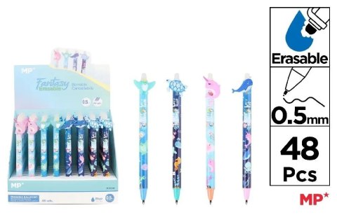 Długopis ścieralny Morskie zwierzątka (48szt)