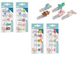 Klamerki ozdobne 5szt MIX