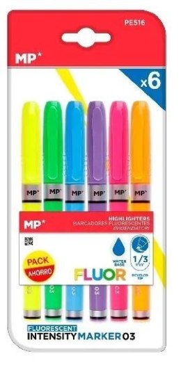 Marker fluorescencyjny 1,0/3,0mm 6szt