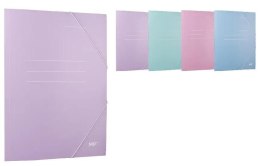 Teczka kartonowa A4 z gumką MIX