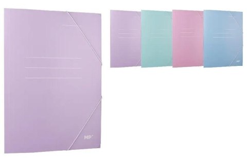 Teczka kartonowa A4 z gumką MIX