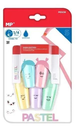 Zakreślacz pastelowy 1,0/4,0mm 5szt