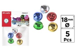 Dzwonek kolorowy 18mm 5szt