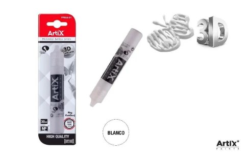 Farba strukturalna 3D biała 30ml