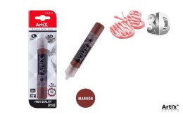 Farba strukturalna 3D brązowy 30ml