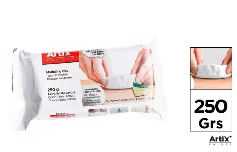 Glina naturalna utwardzalna 250g biała