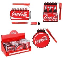Notesik Coca-Cola z mini długopisem MIX