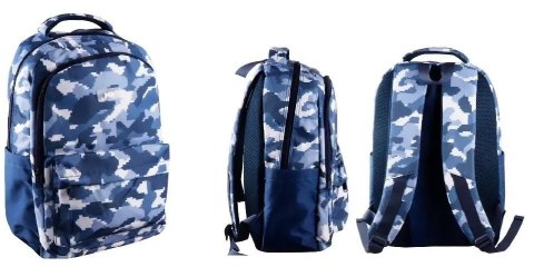 Plecak Triple Militar niebieskie moro
