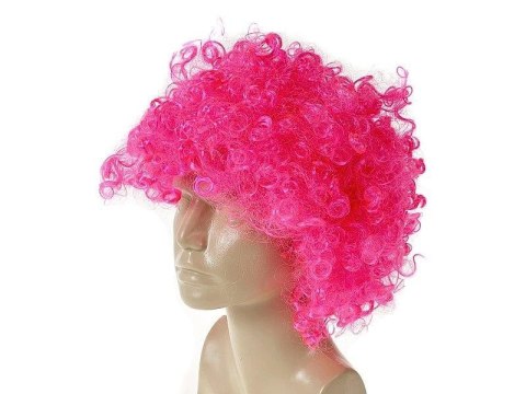 Peruka loki różowe