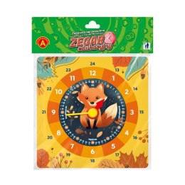 Zegar edukacyjny Lis ALEX