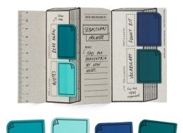 Bookaroo Znaczniki samoprzylepne - Niebieskie