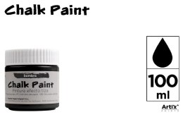 Farba kredowa 100ml czarna (6szt)