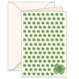 Karnet B6 + koperta 5744 Koniczyny