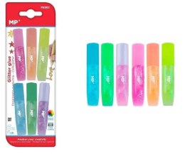 Klej brokatowy w płynie 6 kolorów