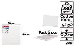 Tablica malarska 30x40x0,3cm 280G/m2 (6szt)