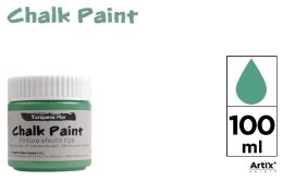 Farba kredowa 100ml turkusowa (6szt)